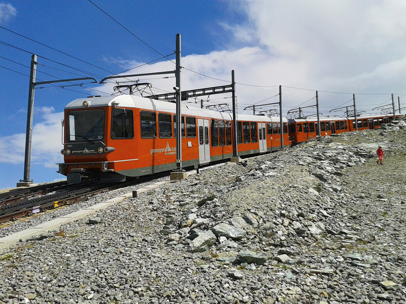 Ein Highlight im bisherigen Leben des Oberkärntners war die Fahrt mit der Gornergratbahn, einer elektrisch betriebenen Zahnradbahn in der Monte Rosa-Region in der Schweiz.