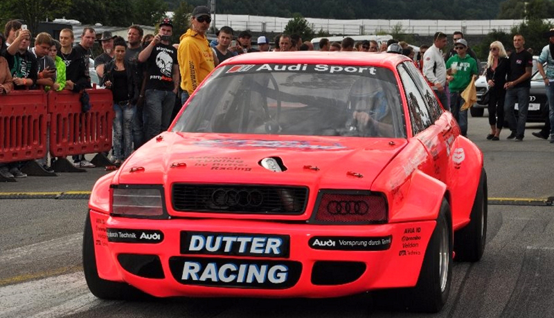 Reinhard Dutters Audi 90 Turbo Quattro „Kampfsau" 